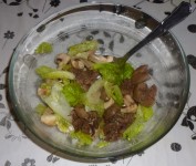 Rognons de bœuf en salade