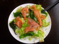 Salade de saumon au Wakamé